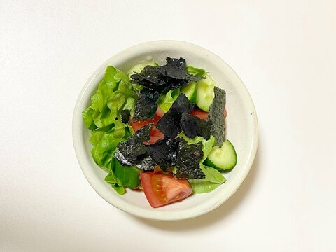 海苔の野菜サラダ